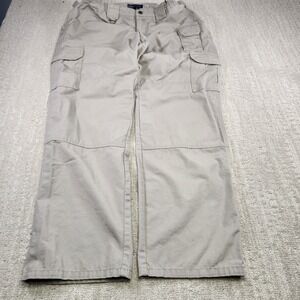 511 Tactical Pants Women 16 Cotton Canvas Double Knee Ripstop Beige Cargo NEW